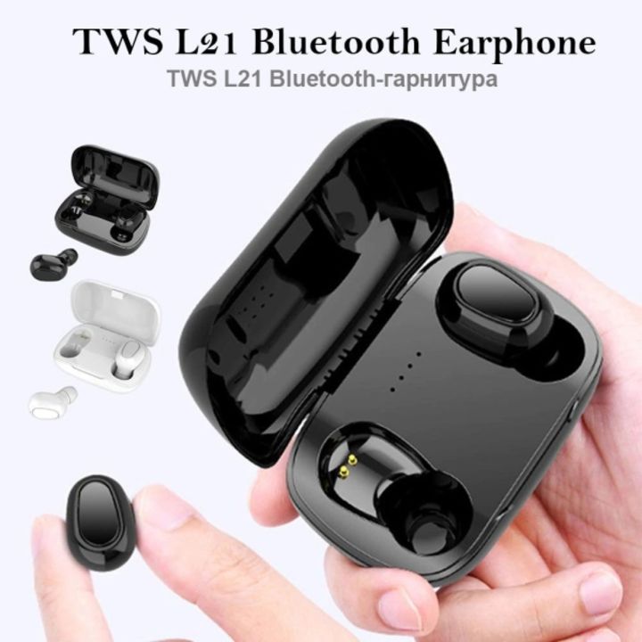 FUTURESTARRKK Bluetooth Headphones TWS L21 5.0 Mini Stereo Earbuds Sport Headset Bass Sound Bluetoot uploaded by business on 3/20/2022