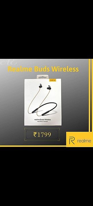 Realme Buds Neckband Bluetooth with premium quality  uploaded by Kripsons Ecommerce 9795218939 on 10/14/2020