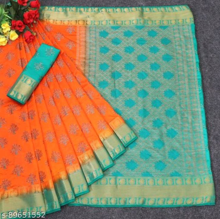 Post image Party wear saree,richpallu jacquard,powerloom product