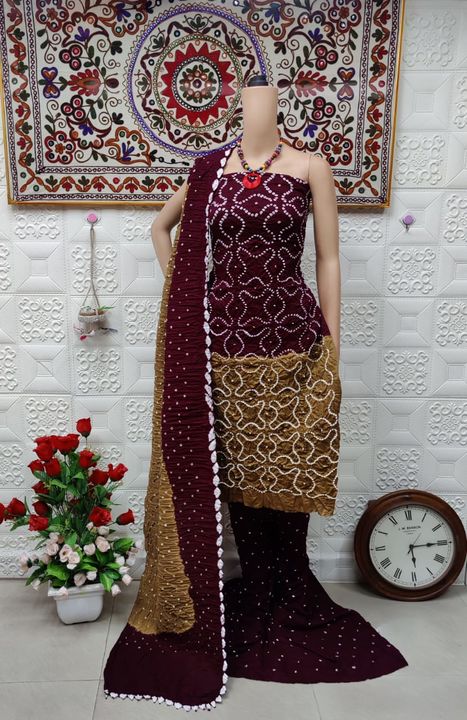 Post image Bandhni dress best quality