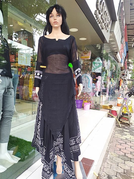 Mul cotton kurti gagro uploaded by business on 10/14/2020