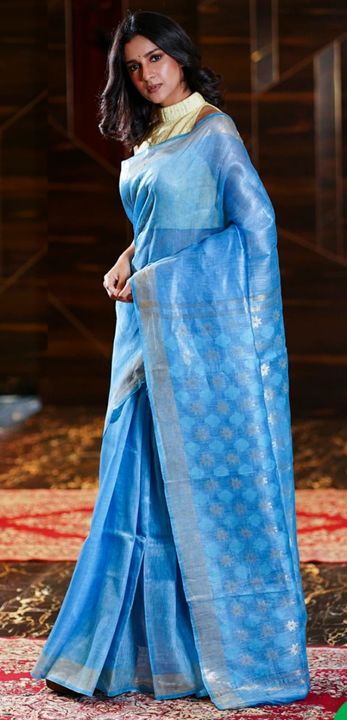 Kota Lilen katwer design sarees uploaded by Memsaab collection on 3/20/2022