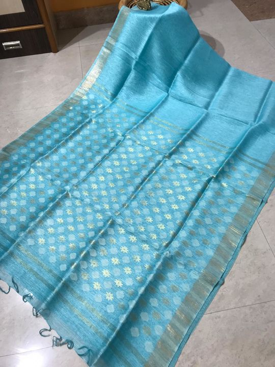 Kota Lilen katwer design sarees uploaded by Memsaab collection on 3/20/2022