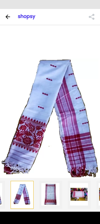 Post image Assamese traditional gamucha or towel sahie to coment kijiega only cash on delivery 700