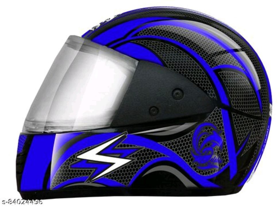 DALPHIN MODA Full FACE Helmet [ Size : M ] Motorbike Helmet, 6 Jali, Black, High Impact Shell, ISI : uploaded by Technology on 3/21/2022
