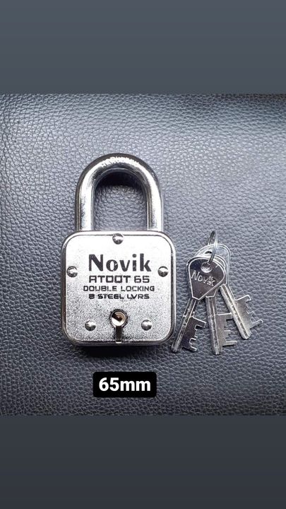 Atoot 65 mm pad lock uploaded by NOVIK LOCKS & HARDWARE on 3/21/2022