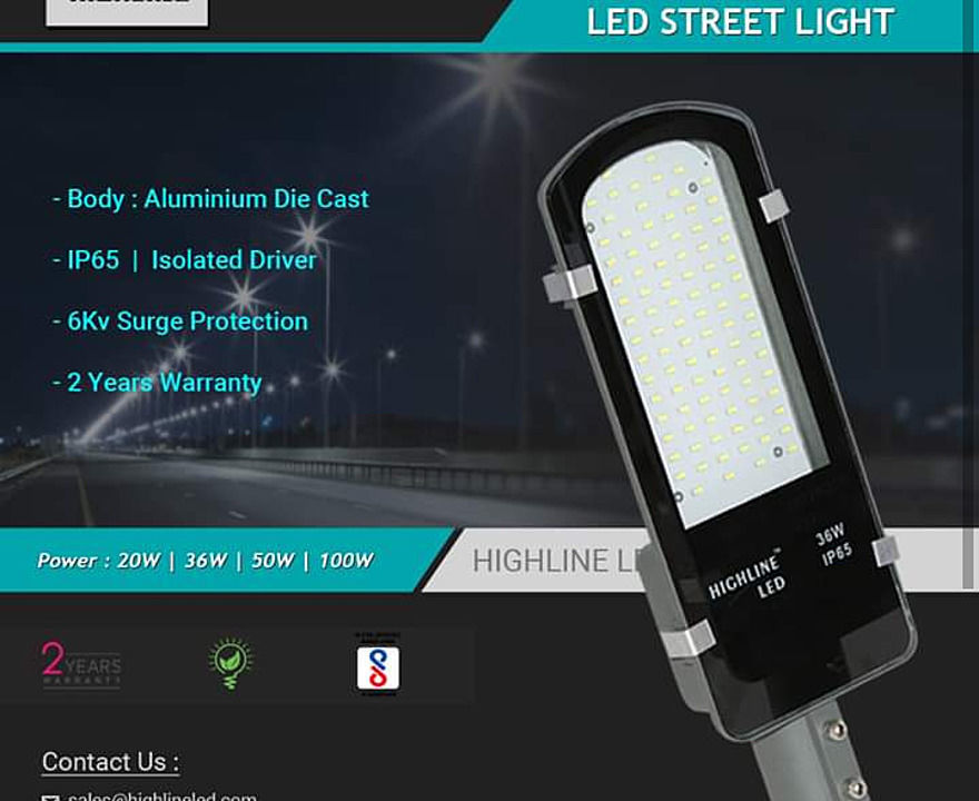 Led street light uploaded by business on 6/13/2020