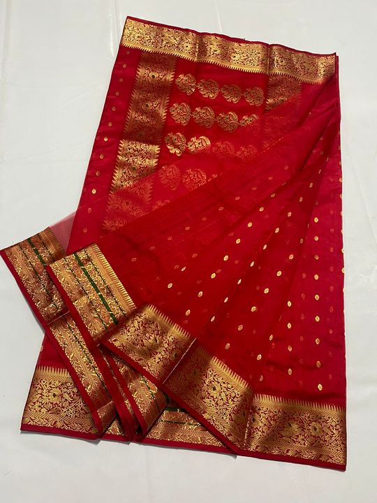 Post image Chanderi Madhya Pradesh sarees saller pattu silk and cotton saree 8269811315