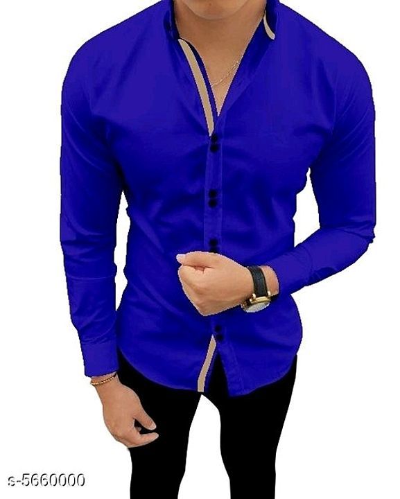 Catalog Name:*Stylish Fashionable Men Shirts*
Fabric: Cotton Blend
Sleeve Length: Long Sleeves
Patte uploaded by Selling  on 10/14/2020