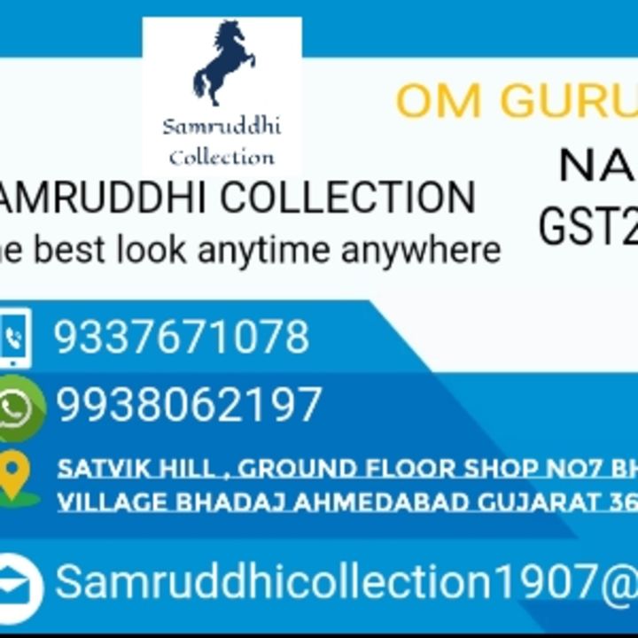Post image Samruddhi Collection Sin2019 has updated their profile picture.