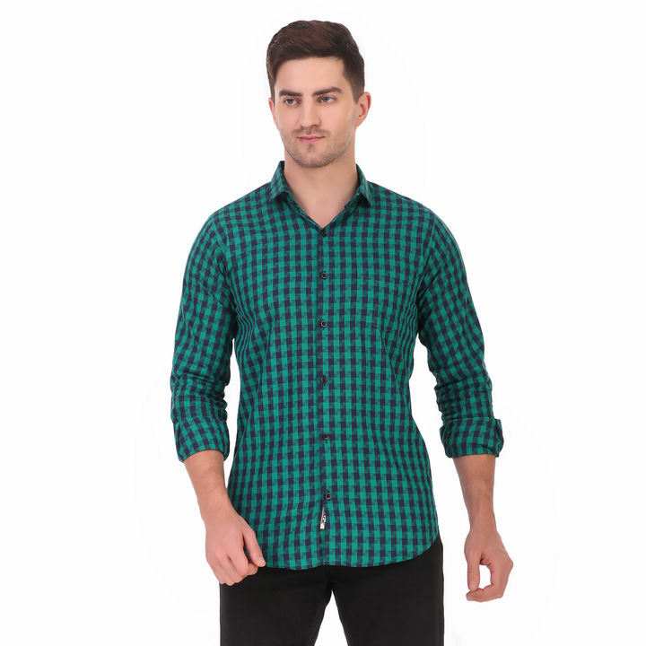 Check shirt uploaded by business on 3/22/2022