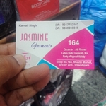 Business logo of Jasmine garments Chandigarh