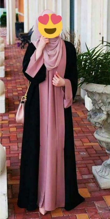 Product image of Shrug style abaya, price: Rs. 1800, ID: shrug-style-abaya-cec8fe57