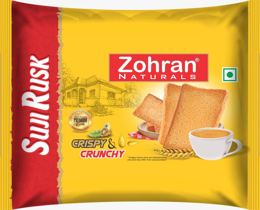 Zohran Special Suji Rusk | MRP 30 |  36 pcs Mota Rusk uploaded by Zohran Naturals Marketing Pvt Ltd on 3/22/2022
