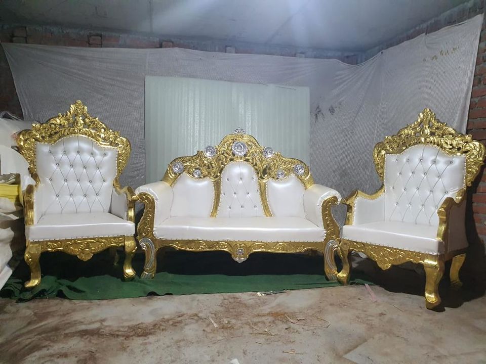 Saharnpur wooden and fiber factory jaimala sofa uploaded by LIMRAART on 3/22/2022