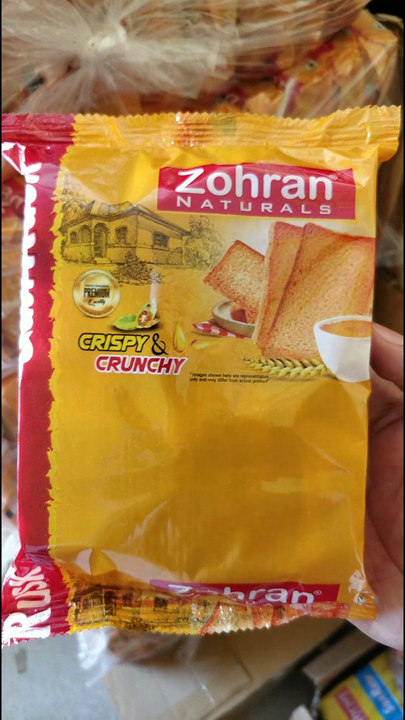 Zohran special rusk | MRP 12 | 20 pcs Rusk uploaded by Zohran Naturals Marketing Pvt Ltd on 3/22/2022