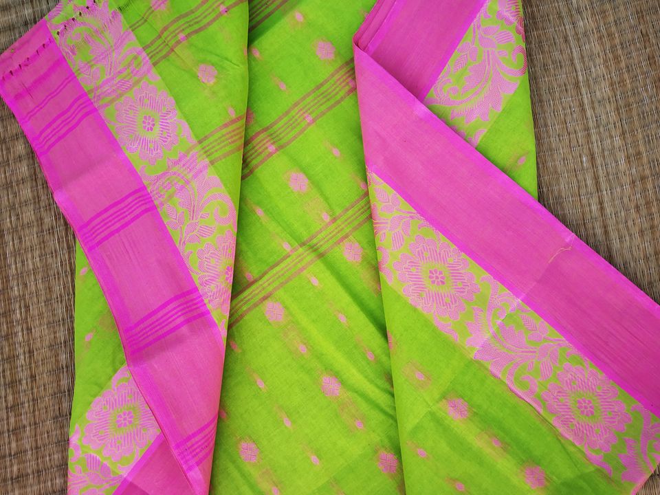 Pure Cotton Tant Saree uploaded by business on 3/22/2022