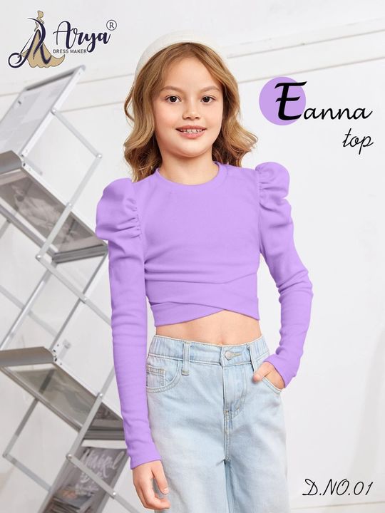 Post image *EANNA KIDS TOP*
- Colour- 6
- Fabric- Penguin lycra
    - Size -
  Year  =  size
- 6 to 7  =  24
- 7 to 8  =  26
- 8 to 9  =  28
- 9 to 10 =  30
-10 to 11 = 32
-11 to 12 = 34