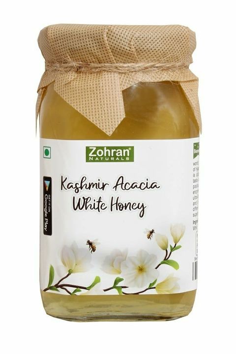 Zohran Kashmiri Acacia White Honey | MRP 699 | Raw and Natural Honey uploaded by Zohran Naturals Marketing Pvt Ltd on 3/22/2022