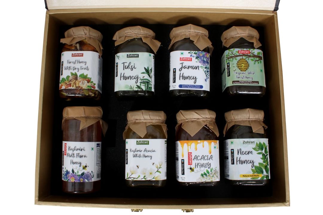 Zohran Natural Honey Gift Set | 500g x 8 pcs | MRP 4999 uploaded by business on 3/22/2022