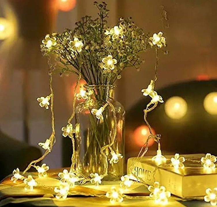 20 leds 
5mt long
*Cherry Blossoms* Peach Flower String Fairy Light Waterproof Crystal clear silicon uploaded by business on 10/15/2020