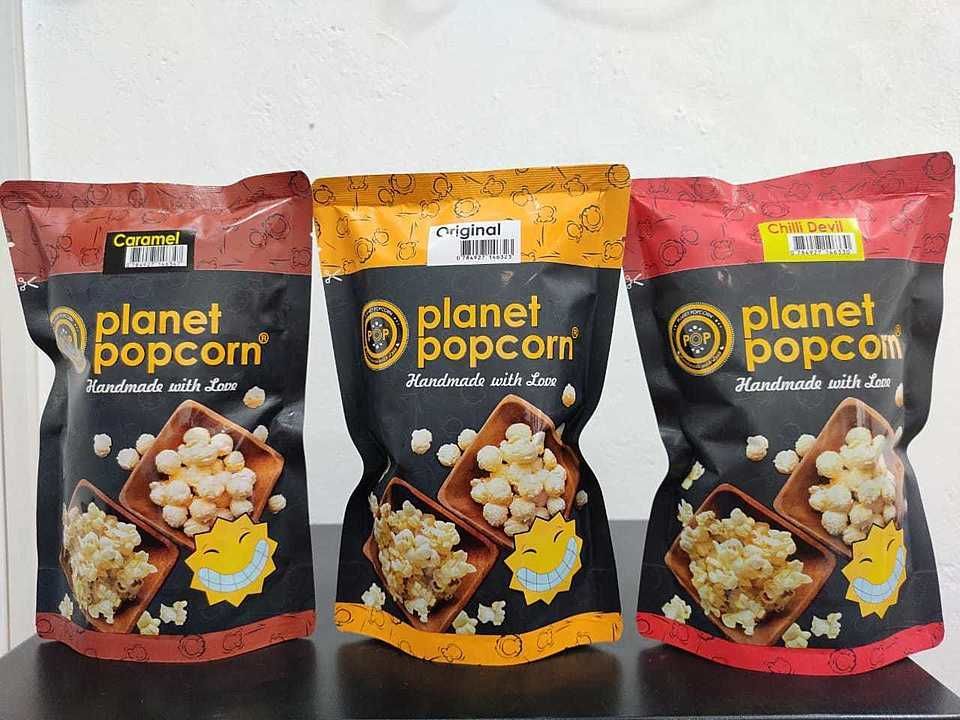 3mouthwatering flavours of popcorn international export quality. uploaded by Food, Beverages and Snacks on 10/15/2020