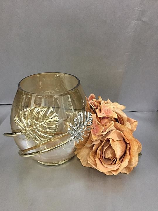 Candle stand cum flower vase 
Dia 6” approx 
Height 8” approx 
₹1550/-
Shp uploaded by business on 10/15/2020