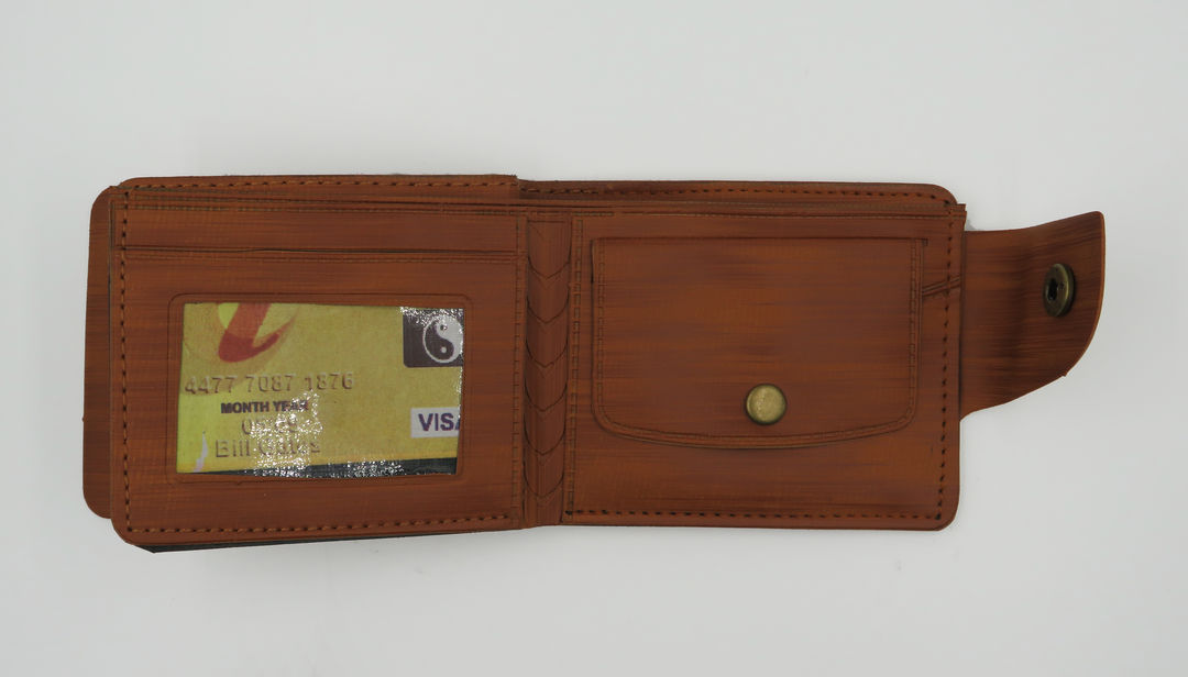 Button Coin Pocket Tan Wallet uploaded by Romanni Enterprises on 3/22/2022