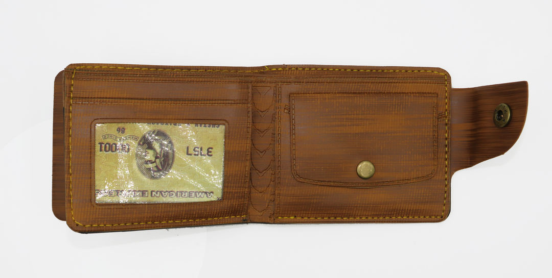 Button Coin Pocket Brown Wallet uploaded by Romanni Enterprises on 3/22/2022