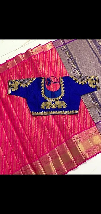 Kanchipuram handloom weaving silk saree uploaded by business on 10/15/2020
