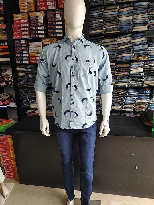 Printed Shirt with jeans  uploaded by business on 10/15/2020