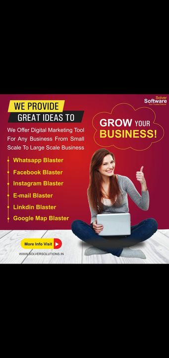 Post image Grow your busines with social media platforms, call on 9905533631