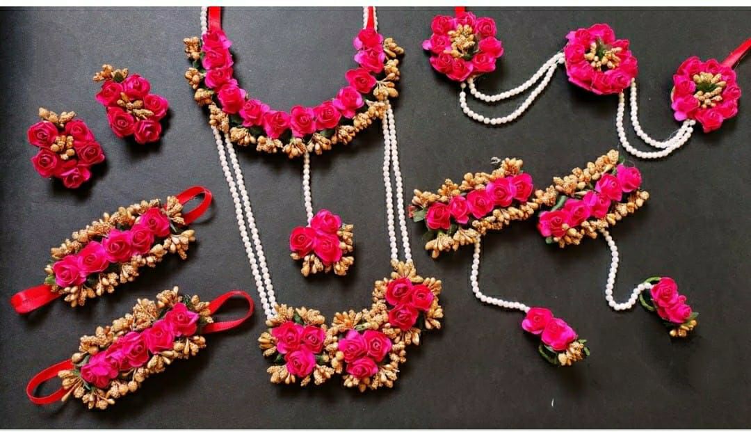 Post image Flower jewellery set for baby shower jewellery 8879564639