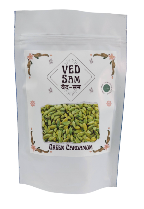VEDSAM Hari Elaichi Green Cardamom 8mm Bold 50 Grams (Pack of 20) uploaded by Dilli Trading House on 3/23/2022