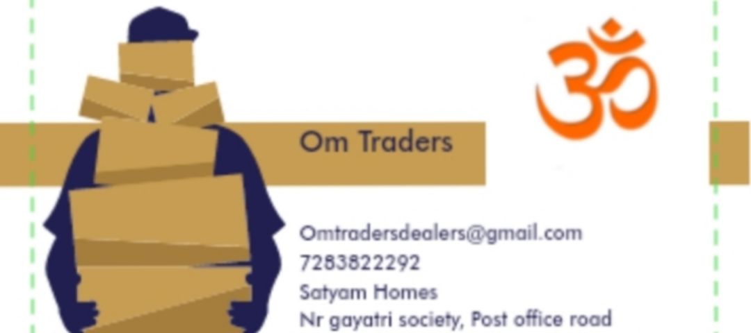 Visiting card store images of Om Traders