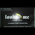 Business logo of Look@me cloth store