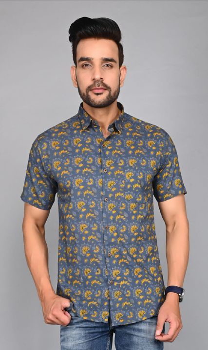 Product image with price: Rs. 295, ID: men-s-shirt-half-sleeves-2071f006