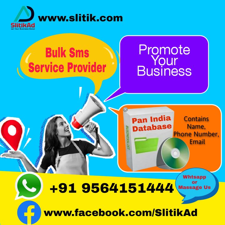 Post image Bulk Sms Providers || Pan India Database Available || www.slitik.com