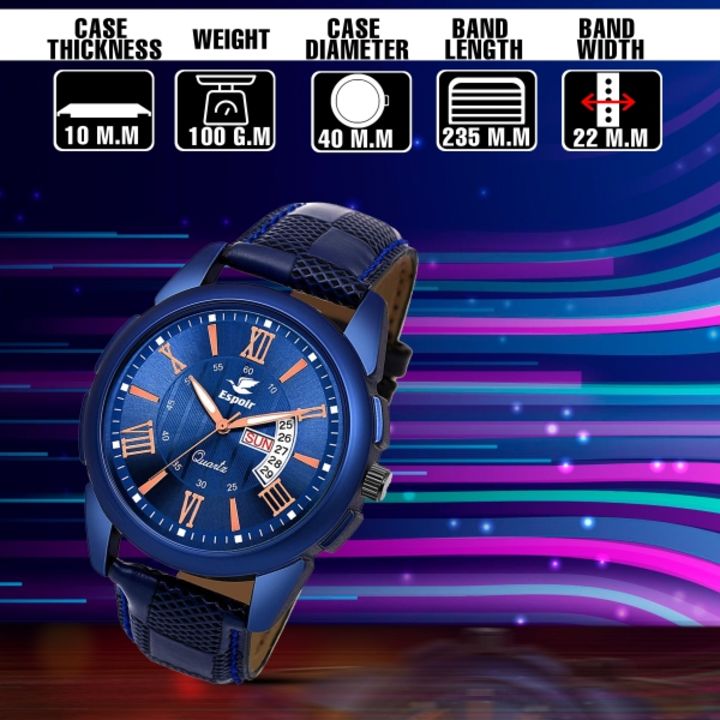 Espoir mens watch colour blue uploaded by business on 3/24/2022