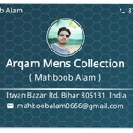 Business logo of Arqam mens collection