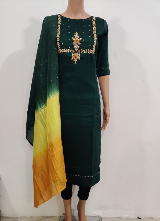 Kurti with dupatta uploaded by Radhika Western outfit on 3/24/2022