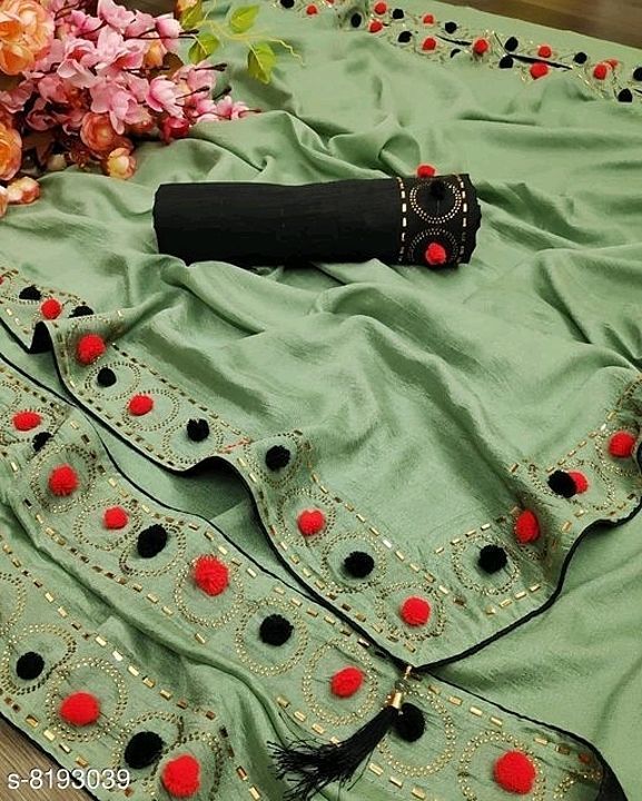 Post image Chitrarekha Sensational Sarees

Saree Fabric: Vichitra Silk
Blouse: Separate Blouse Piece
Blouse Fabric: Banglori Silk
Pattern: Embroidered
Multipack: Single
Sizes: 
Free Size (Saree Length Size: 5.5 m, Blouse Length Size: 0.8 m) 
Dispatch: 2-3 Days