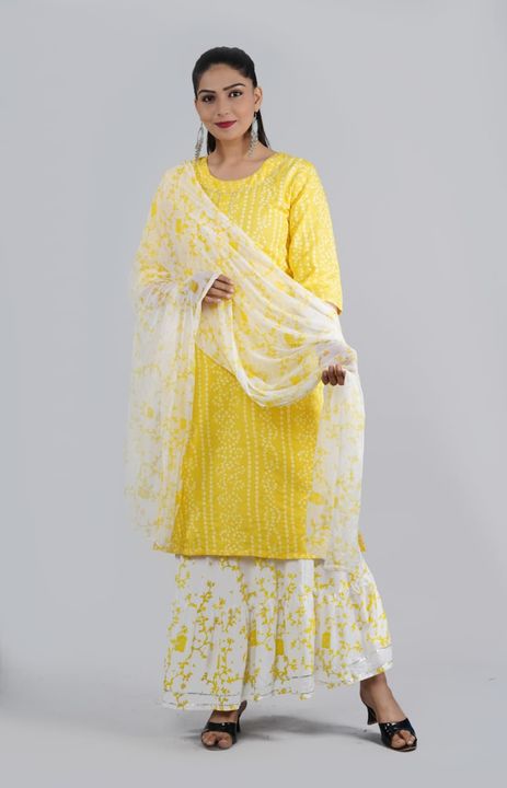 Bhandhaj skirt Kurta set uploaded by SR Fashion on 3/24/2022