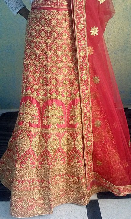 Bridal lehenga chunni uploaded by A&S textile on 10/15/2020