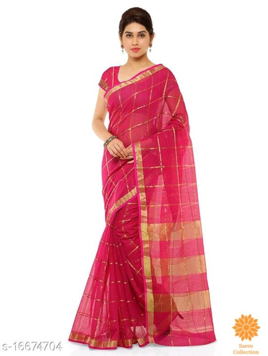 Kota doria cotton silk saree uploaded by Saree collection on 3/24/2022