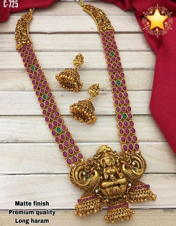 *🍁GHOOMAR🍁* 🍂HIGH QUALITY GOLD PLATED SOUTH JEWELLRY SET ( PRE BOOKING)🍂 💰1 PCS Rate : *11 uploaded by SN creations on 3/24/2022