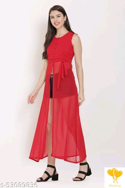 Women A-Line Maxi Pink Dress uploaded by YaRi_Women's-Fashion on 3/24/2022