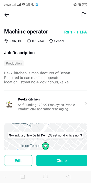Post image Job vacancy
