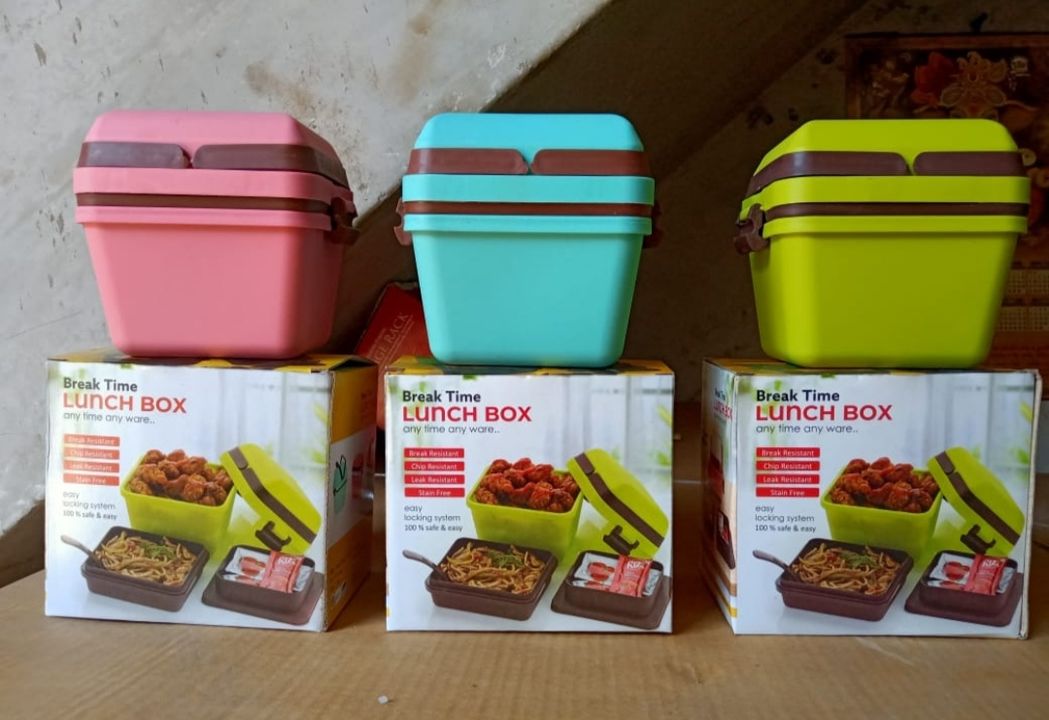 Tiffin Multi colour Lunch Box✅🔥 uploaded by Mayuri enterprise on 3/25/2022