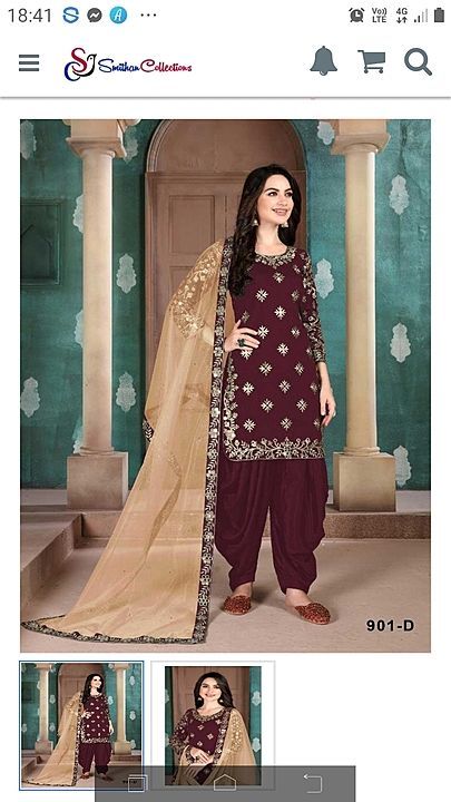 Designer Patiala Suit

PRICE INCLUDING GST
PRODUCT DESCRIPTION 901 DESIGNER PATIALA SUIT TOP FABRIC: uploaded by Smithan Collections  on 10/15/2020